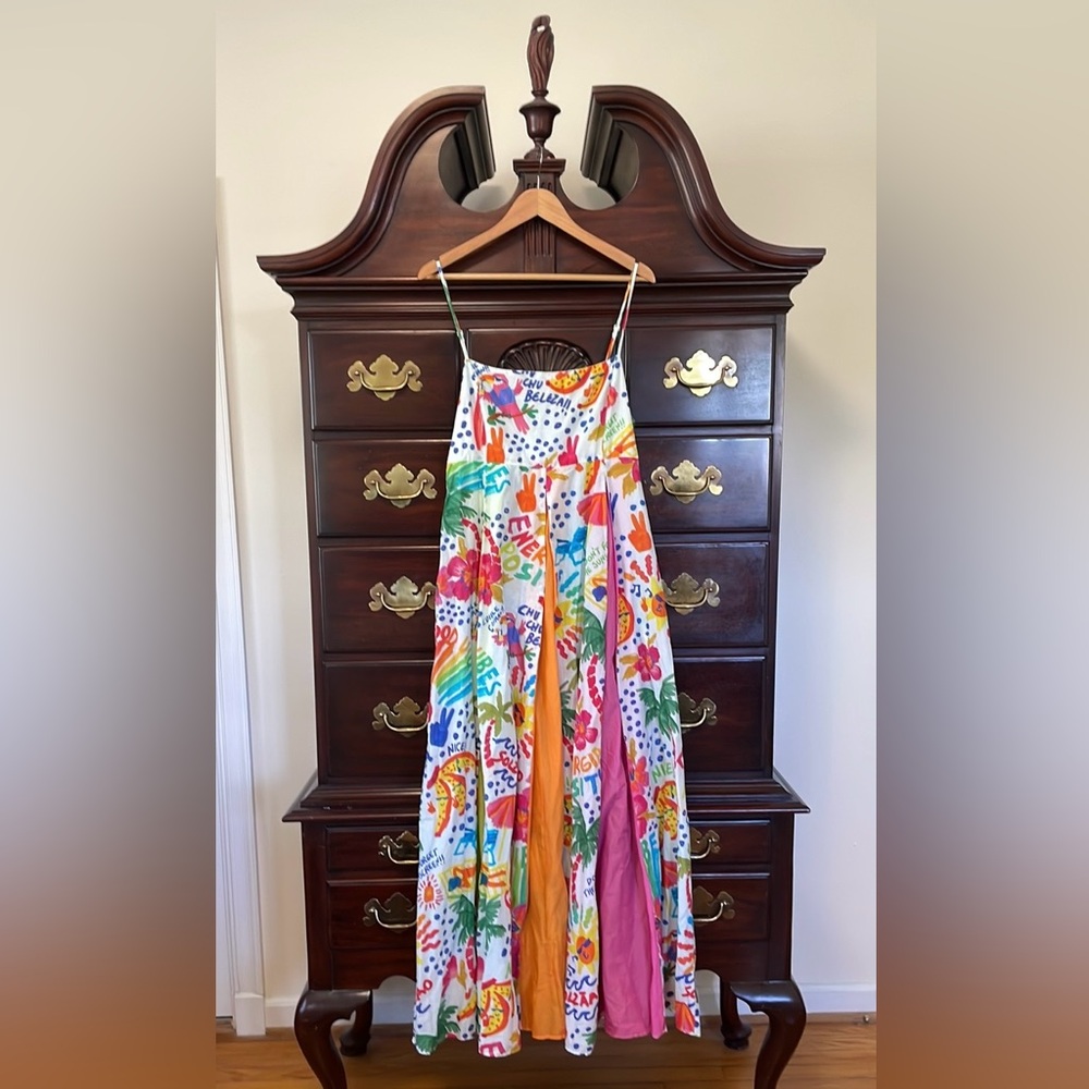 FARM Rio Colorful Panel Maxi Dress - Picture 4 of 11